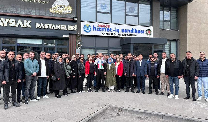 Hak-İş İl Başkanı Navruz: “Sumud Tutsakları İçin Ankara’ya Doğru Yola Çıkıyoruz”