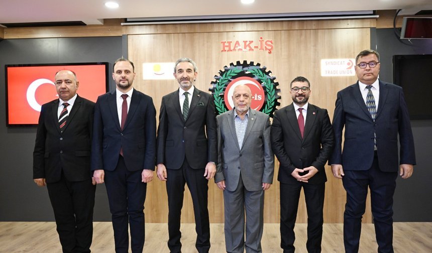 HAK-İŞ İl Başkanı Navruz’dan Genel Başkanları Mahmut Arslan’a Ziyaret