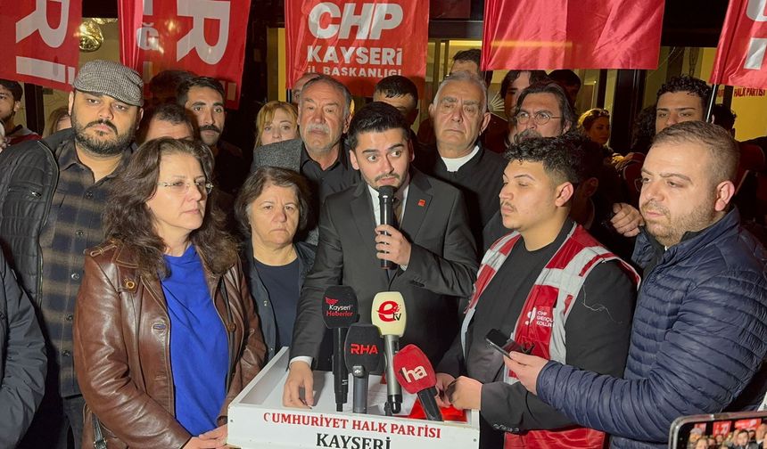 CHP Kayseri Teşkilatından 38. Olağan Kurultayın İptal Edilmesine Tepki