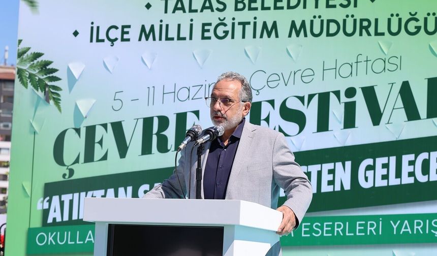 Talas’ta Çevre Bilinci Şenlikle Bütünleşti