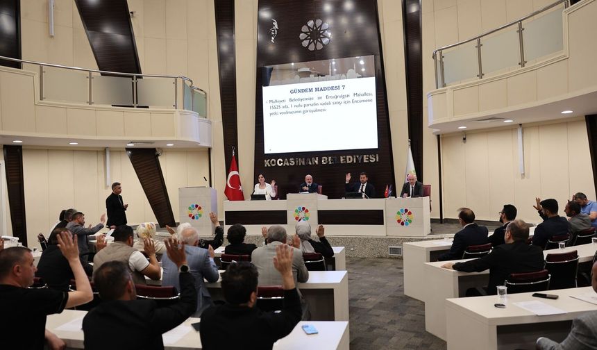 Kocasinan’da Haziran Ayı Meclis Toplantısı Gerçekleştirildi