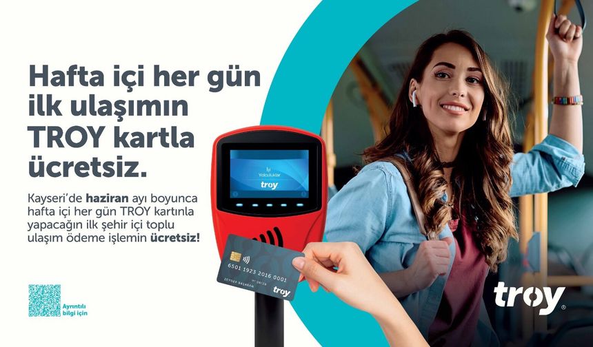 Büyükşehir, Troy İş Birliğiyle Hafta İçi İlk Şehir İçi Ulaşım Ücretsiz