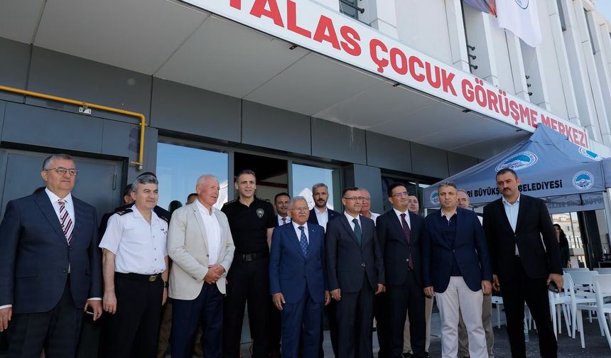 Başkan Büyükkılıç, Talas Çocuk Görüşme Merkezi’nin Açılışını Yaptı