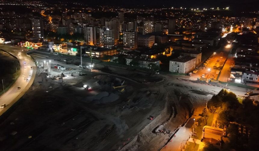 Kartal Katlı Kavşağı’nda Çalışmalar Aralıksız Sürüyor