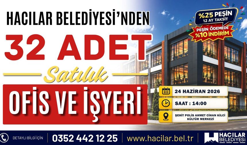 Başkan Özdoğan: “Modern İş Merkezimiz Hacılar’ın Ticari Hayatına Güç Katacak”