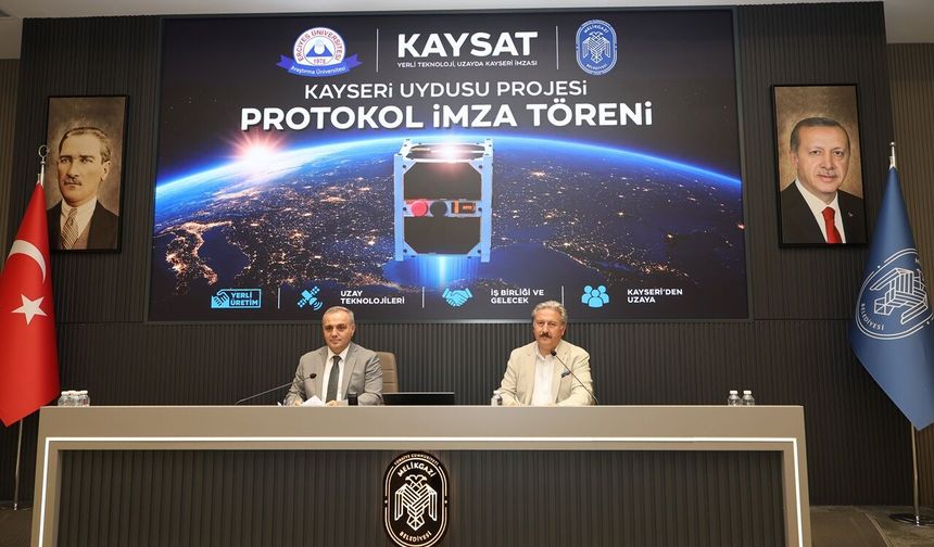 Kay-Sat İçin Melikgazi Belediyesi’nde İş Birliği Protokolü İmzalandı