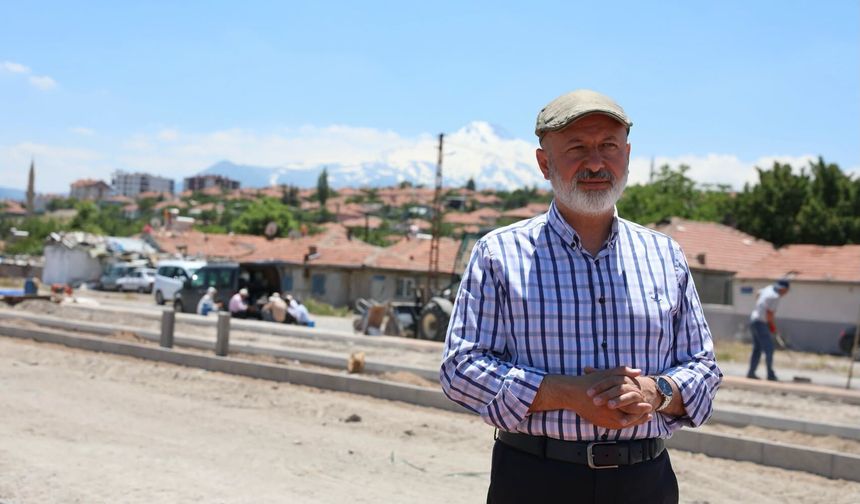 Kocasinan’da 2,5 Kilometrelik Yeşil Koridor Oluşturuluyor