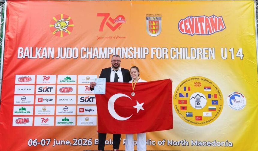 Milli Judocu Selda Beren Sarıkaya Balkan İkincisi Oldu