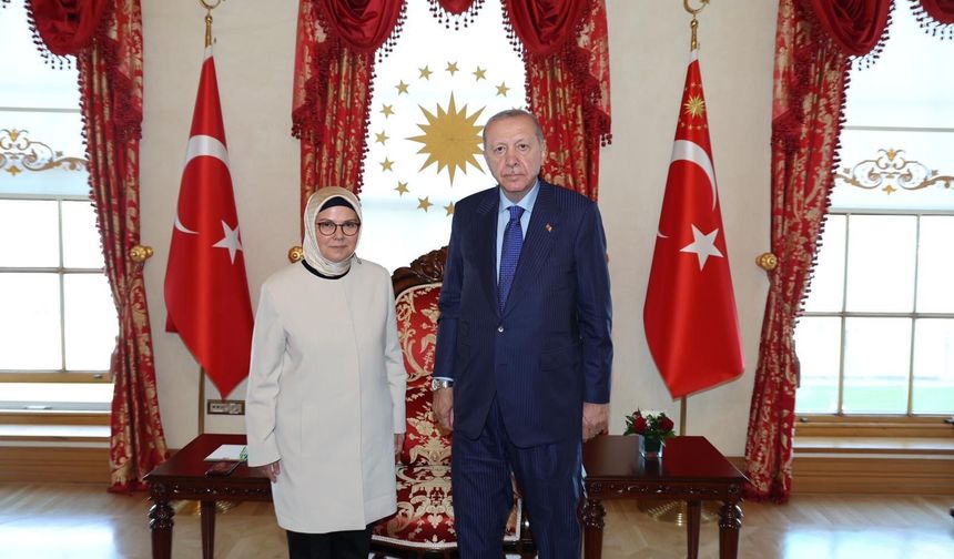 AK Parti’li Ayşe Böhürler’den Cumhurbaşkanı Erdoğan’a Ziyaret