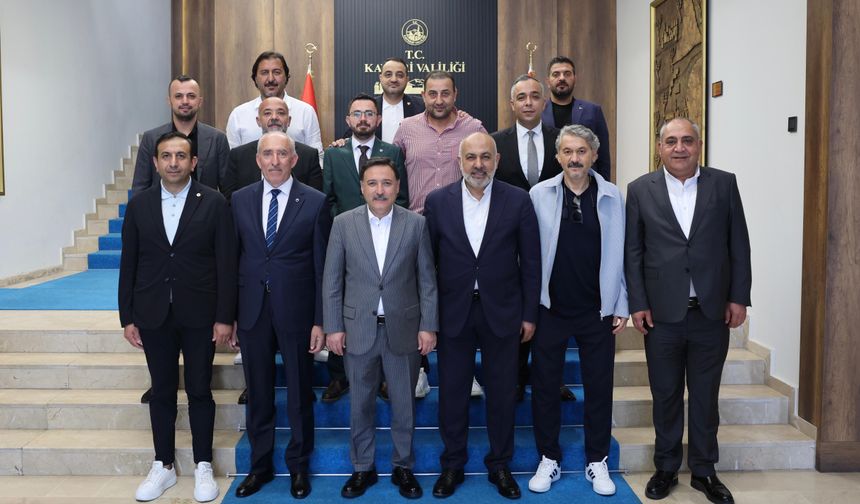 Vali Çiçek, Kayserispor Yönetimini Kabul Etti