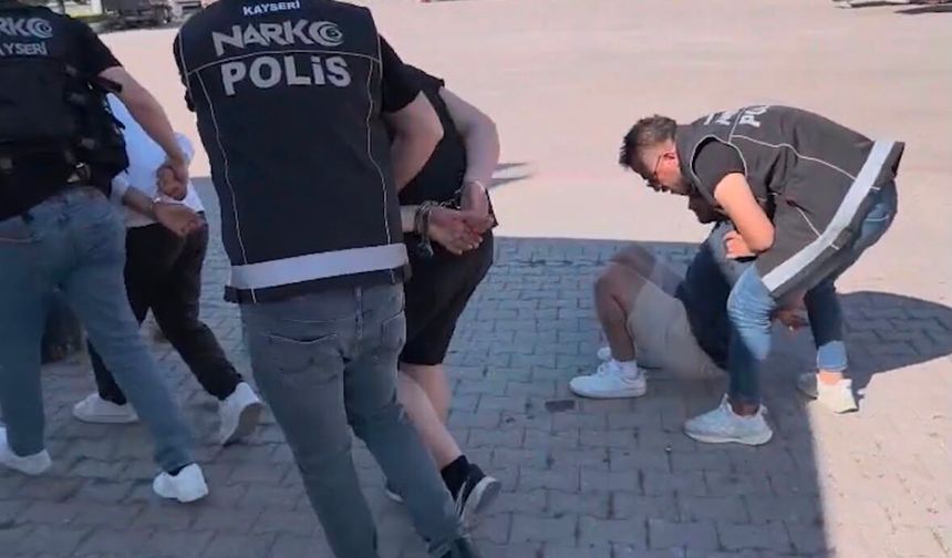 Kayseri’de Uyuşturucu Operasyonu: 3 Gözaltı