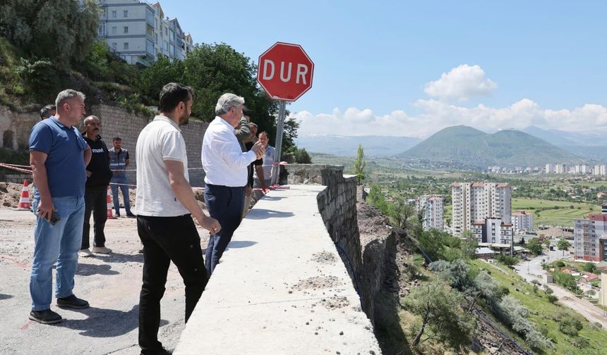 Mimarsinan Mahallesi’nde Çöken İstinat Duvarına Acil Müdahale
