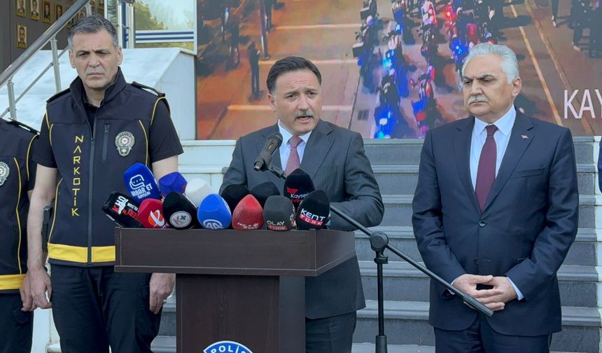 Vali Çiçek: ‘’282 Hedef Şahsa Eş Zamanlı Operasyon Düzenledik’’
