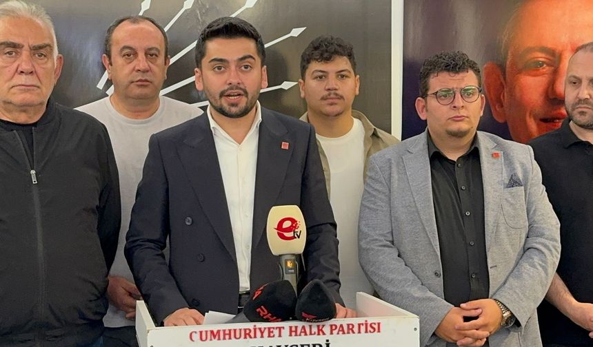 CHP İl Başkanı Gözbaşı’ndan Sert Açıklama