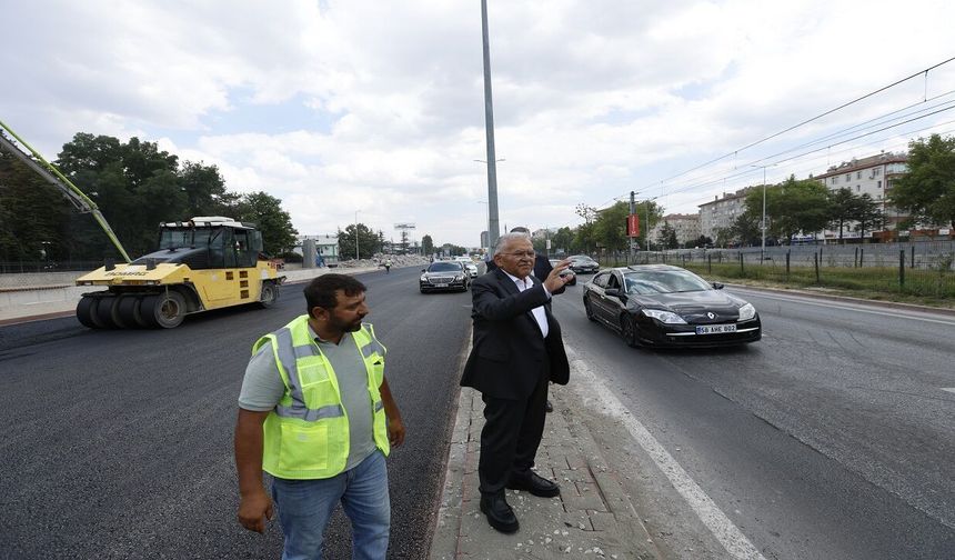 DSİ-Yeni Sanayi Katlı Kavşağı’nı İnceleyen Başkan Büyükkılıç: “Sona Doğru Yaklaştık”