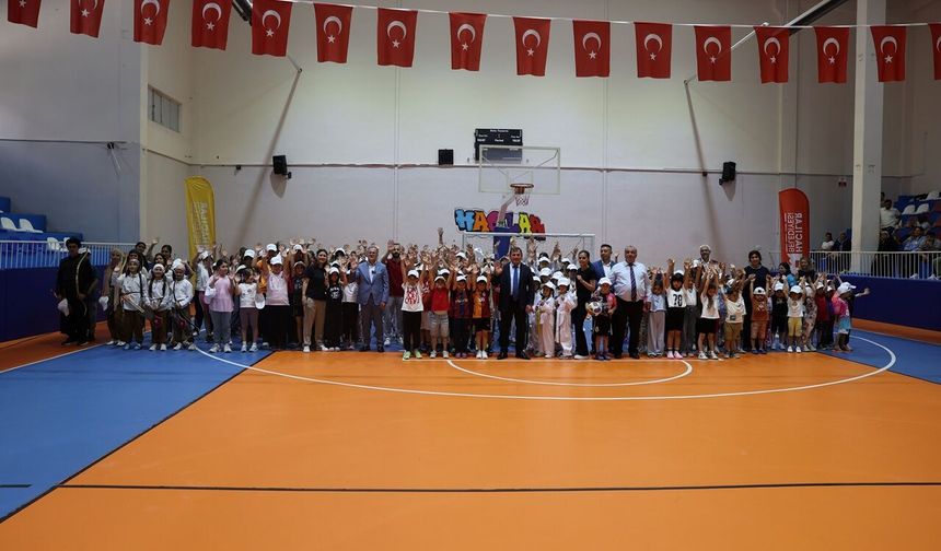 Hacılar’da Yaz Spor Okulları Coşkuyla Açıldı