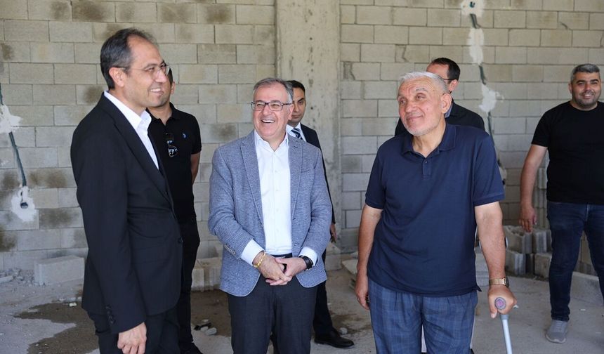 Başkan Özdoğan'dan 112 Acil Sağlık Merkezi İnşaatına Yakın Takip