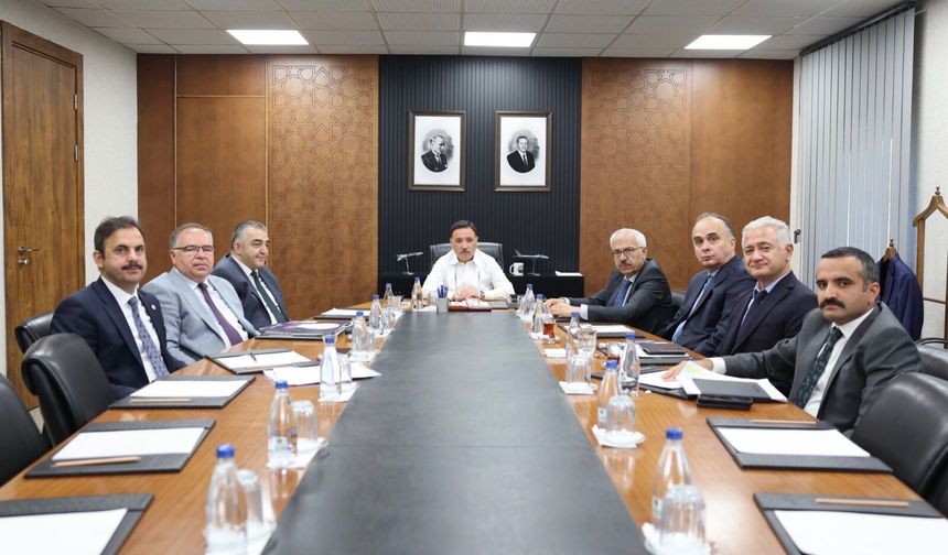 Vali Çiçek Başkanlığında Genel İstişare Toplantısı