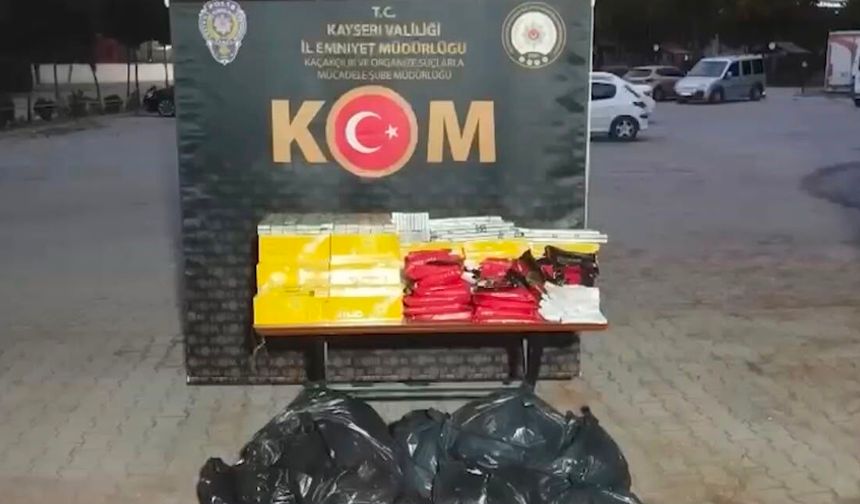 Binlerce Paket Sigara ve 330 Kilo Tütün Ele Geçirildi