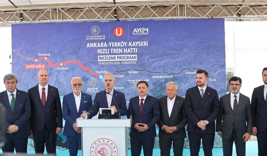 Bakan Uraloğlu: “Yerköy-Kayseri YHT Projesi’nde İşin Yarısını Tamamladık”