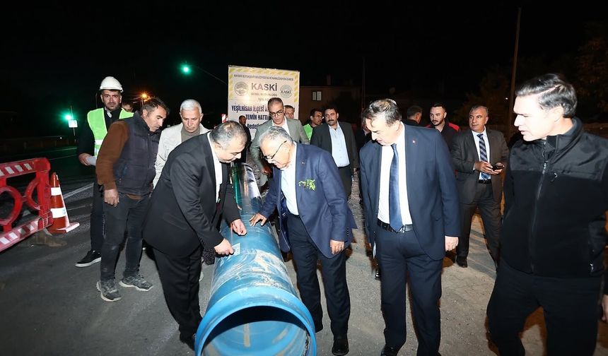 Yeşilhisar’a 351 milyon TL’lik İçme Suyu Yatırımı