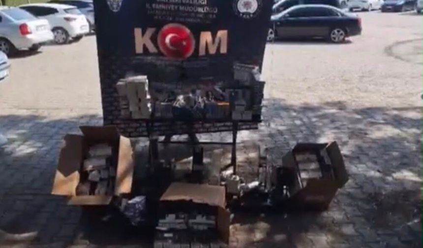 Kayseri’de Kaçak Sigara Operasyonu: 1 Gözaltı