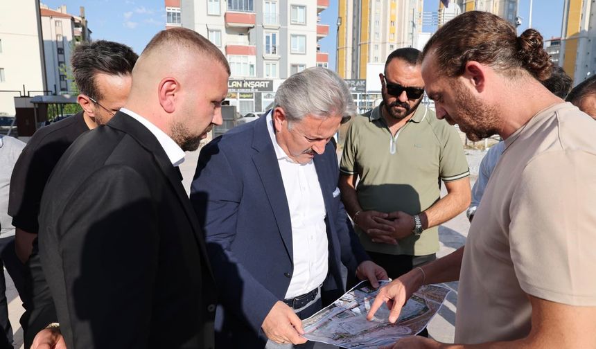 Melikgazi'de Spor Tesisi Yenileme Çalışmaları Başladı