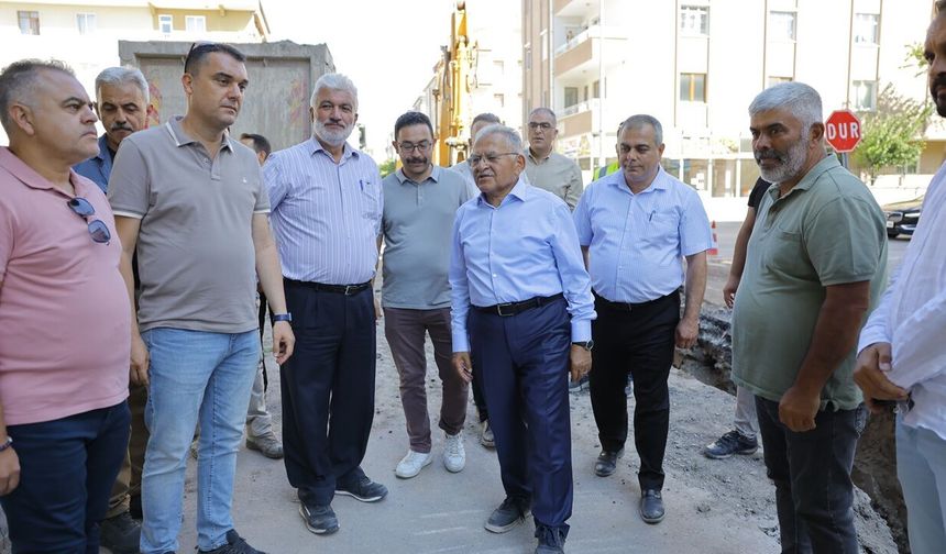 Başkan Büyükkılıç, 150 Milyon TL'lik Keykubat Yağmur Suyu Hattı Yatırımını Yerinde İnceledi