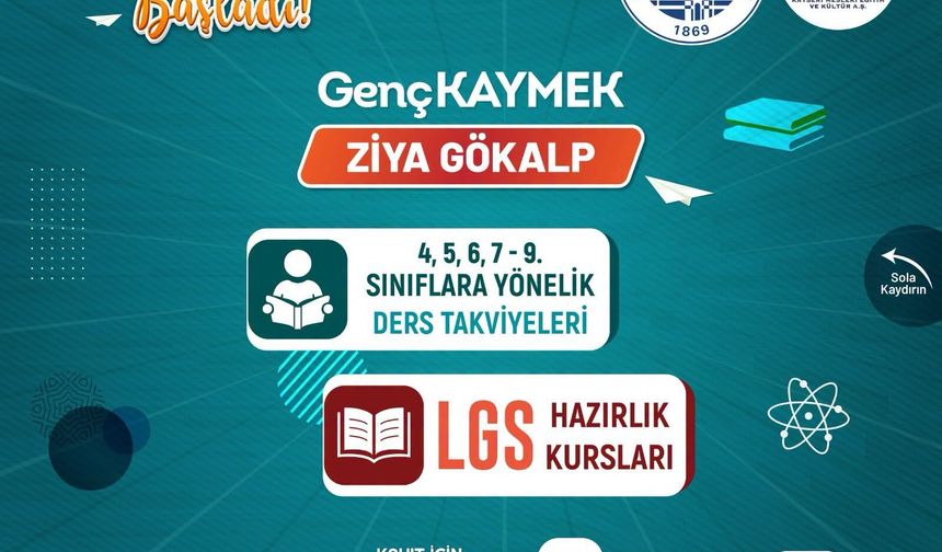 Büyükşehir’in Genç Kaymek Kurslarında Yeni Dönem Kayıtları Sürüyor