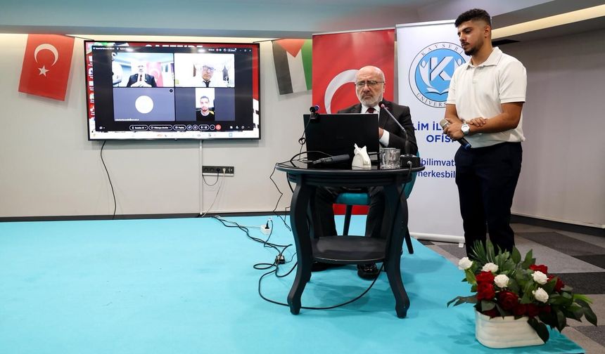 KAYÜ’de “Gazze’de Üniversite Olmak” Temalı Program Gerçekleştirildi