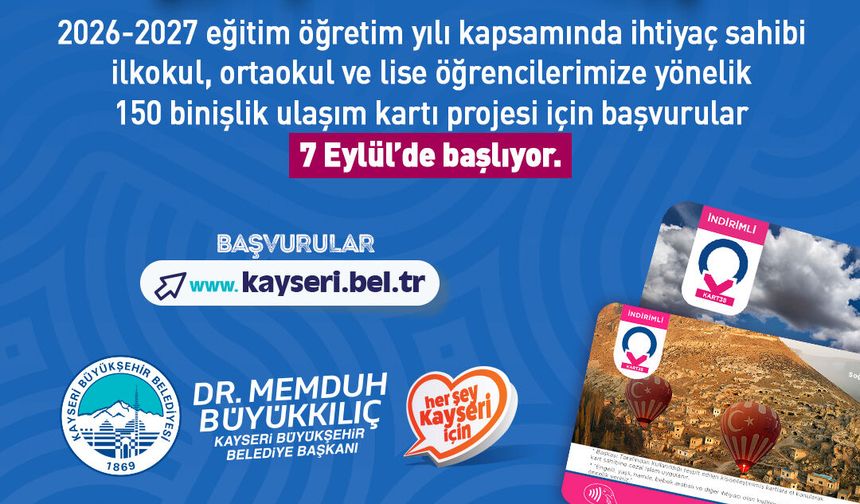 Başkan Büyükkılıç’tan İhtiyaç Sahibi Ailelerin Öğrencilerine Bir Destek Daha