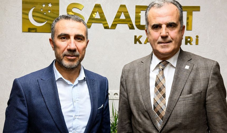 Ali Üstünel Saadet Partisi’ne Katıldı: Kayseri İl Yönetiminde Görev Aldı