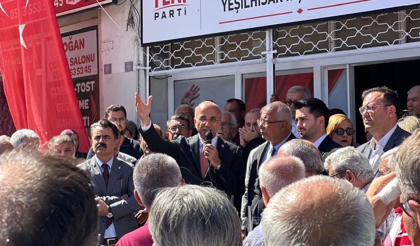 Yeni Parti Yeşilhisar İlçe Başkanlığı Açıldı