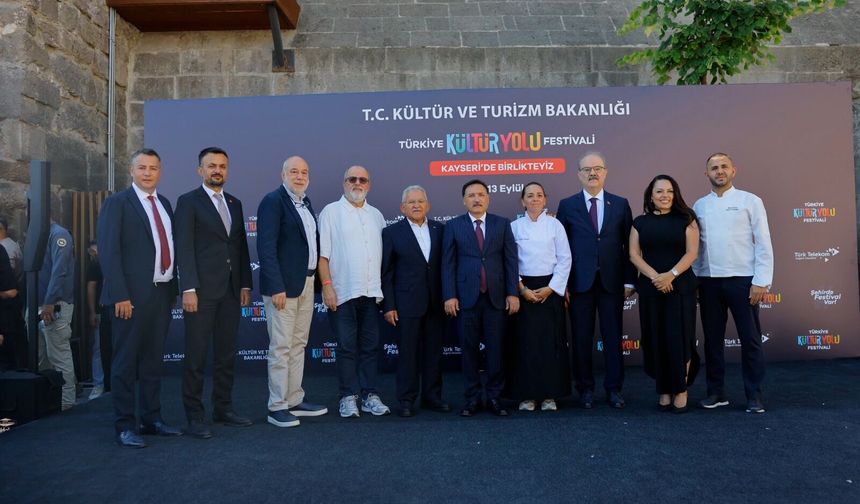 Kayseri Kültür Yolu Festivali’nin Açılışı Yapıldı
