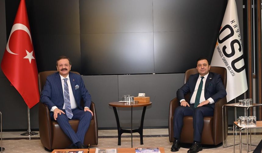 TOBB Başkanı Hisarcıklıoğlu’ndan Kayseri OSB’ye Ziyaret