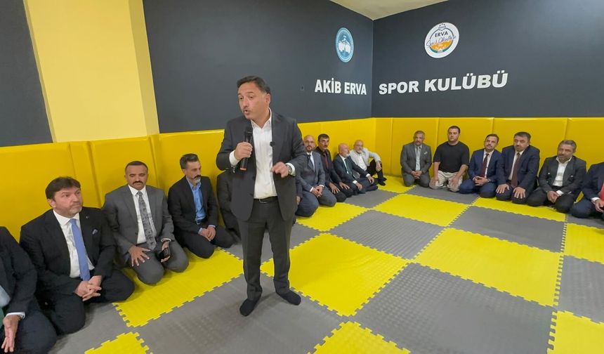 Vali Çiçek: ERVA Spor Okulları Benim İçin Namus ve Şeref Meselesi