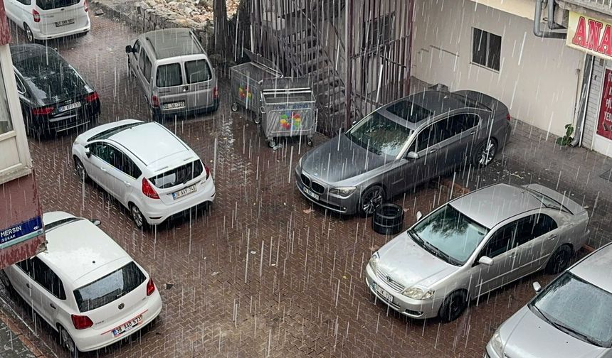 Kayseri’de Sağanak Yağış Etkili Oldu