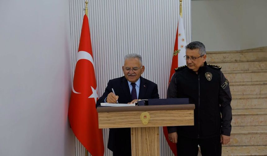 Başkan Büyükkılıç’tan, İl Emniyet Müdürü Ergen’e Hayırlı Olsun Ziyareti