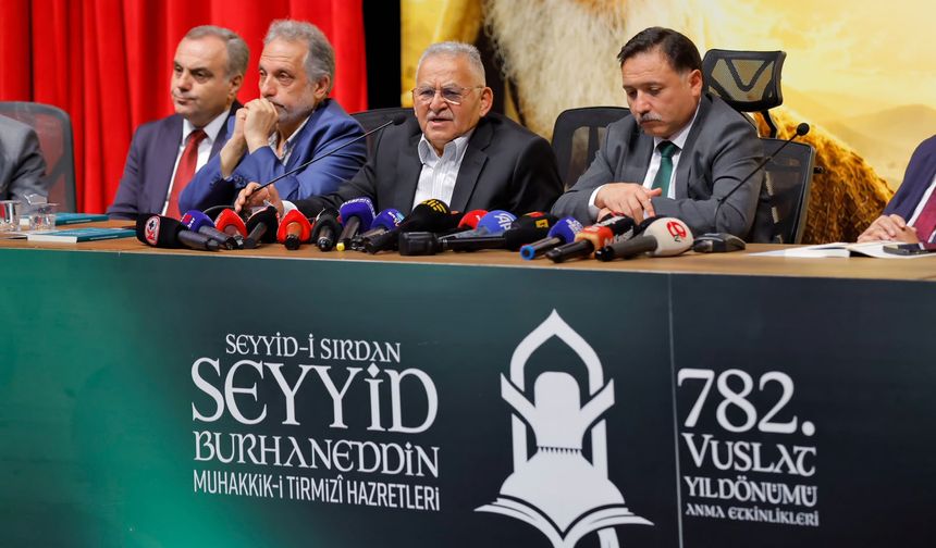 Büyükkılıç Duyurdu: ''Seyyid Burhaneddin Türbesi İçin Proje Hazır''