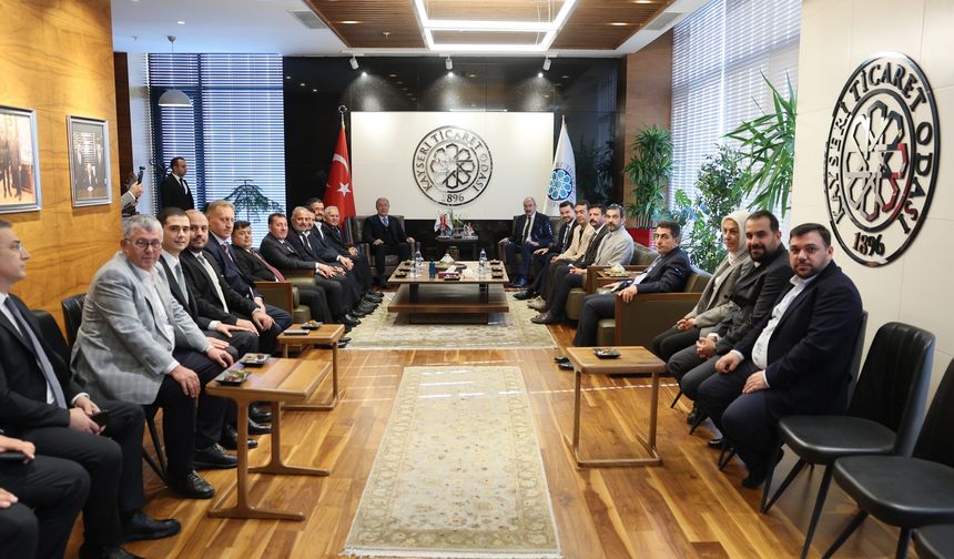 Hulusi Akar, Büyükkılıç ve Okandan’dan KTO’ya "Hayırlı Olsun" Ziyareti