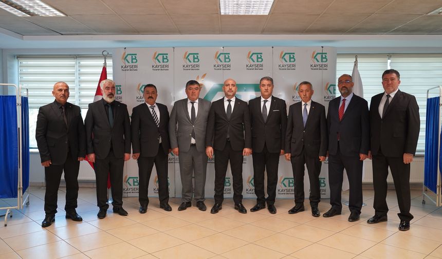 Kayseri Ticaret Borsası’nda Görev Dağılımları Belli Oldu