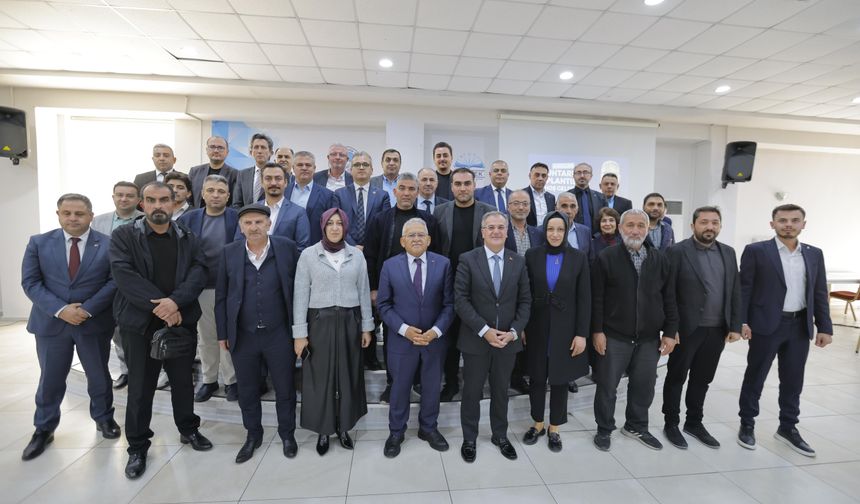 Başkan Özdoğan ve Büyükkılıç’tan Muhtarlarla İstişare Toplantısı