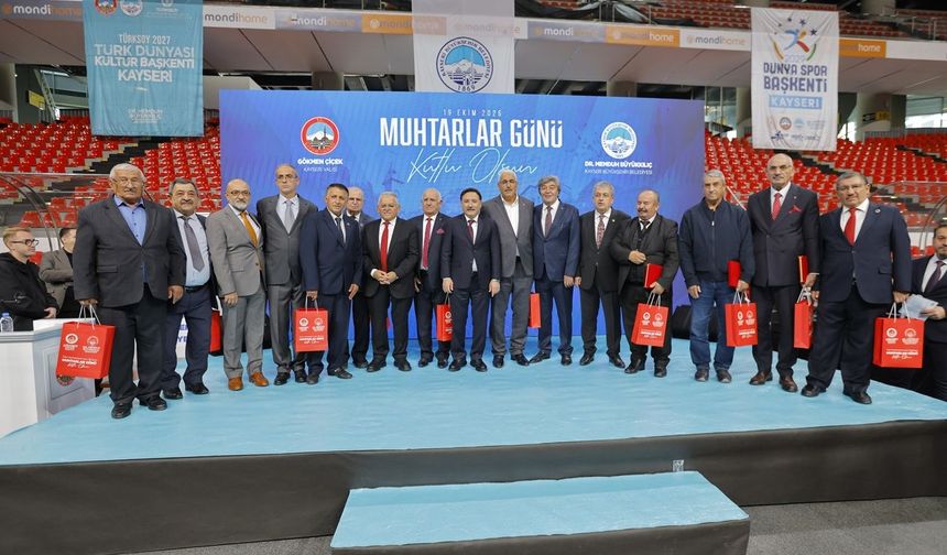 Başkan Büyükkılıç’tan, Muhtarlar Günü’ne Özel Buluşma