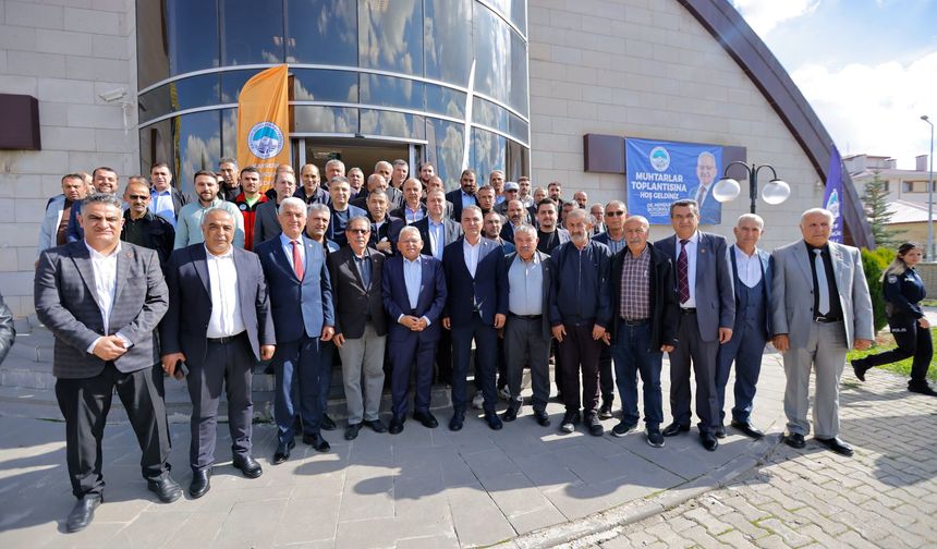 Başkan Büyükkılıç, Sarız ve Pınarbaşı’nda Muhtarlarla Buluştu