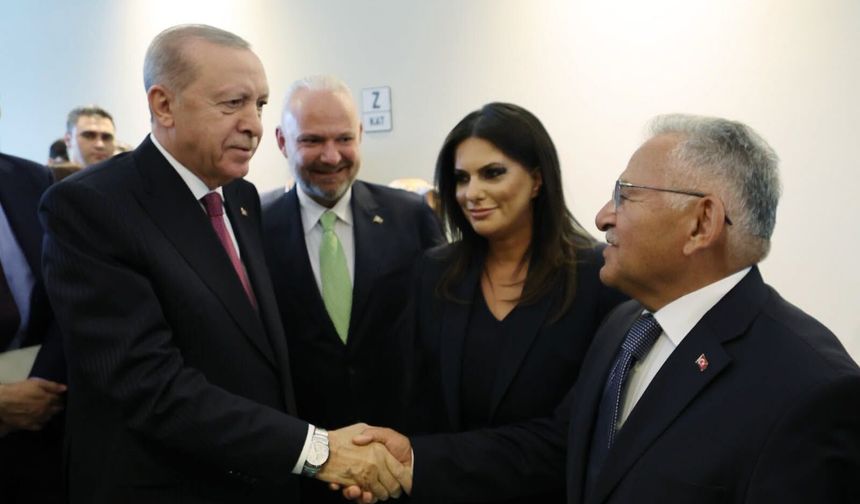 Başkan Büyükkılıç, Cumhurbaşkanı Erdoğan ile Bir Araya Geldi