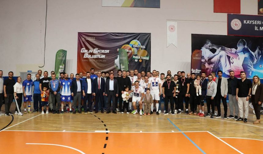 Kamu Spor Oyunları İl Birinciliği Sona Erdi