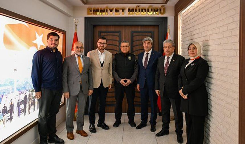 AK Partili Milletvekillerinden Emniyet Müdürü Ergen’e Ziyaret